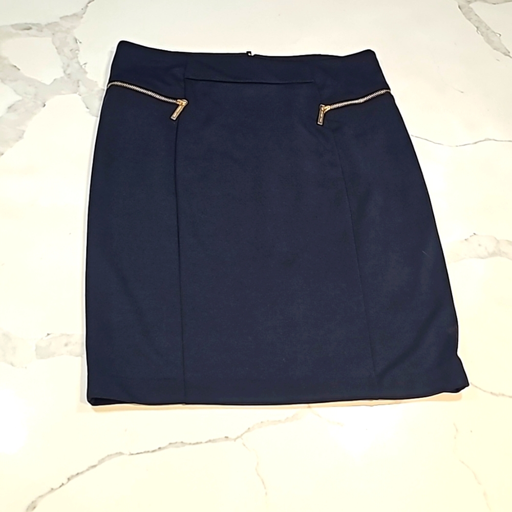 Michael Kors navy blue skirt